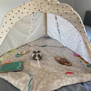Lovevery Play Gym with mat, tent, cards and toys